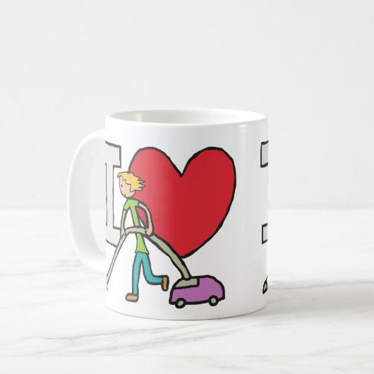 Mug J'Aime Vacuumer (Devant gauche)