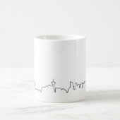 Mug J'aime Vancouver dans un style extraordinaire (Centre)