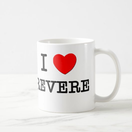 Mug J'aime vénère le Massachusetts (Droite)