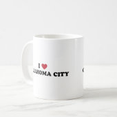 Mug J'aime Ville d'Oklahoma (Devant gauche)