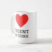 Mug j'aime Vincent Van Gogh (Devant gauche)