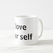 Mug J'aime votre soi (Devant droit)