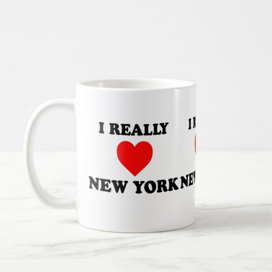 Mug j'aime vraiment beaucoup new york (Gauche)