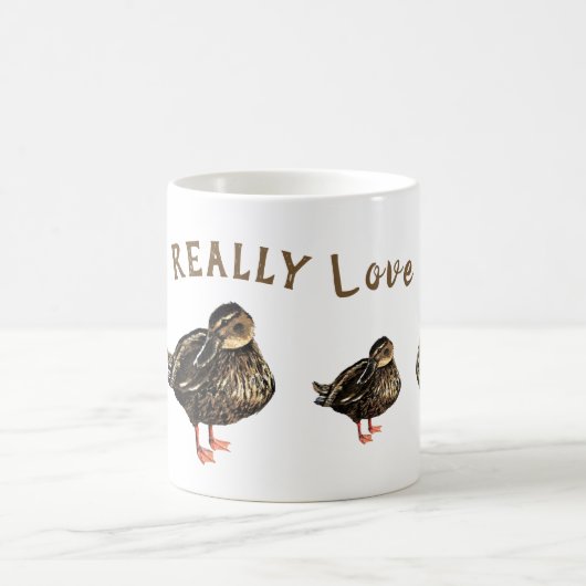 Mug J'Aime Vraiment Ducks Drinkware - (Centre)