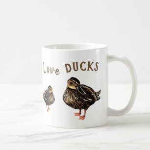 Mug J'Aime Vraiment Ducks Drinkware -