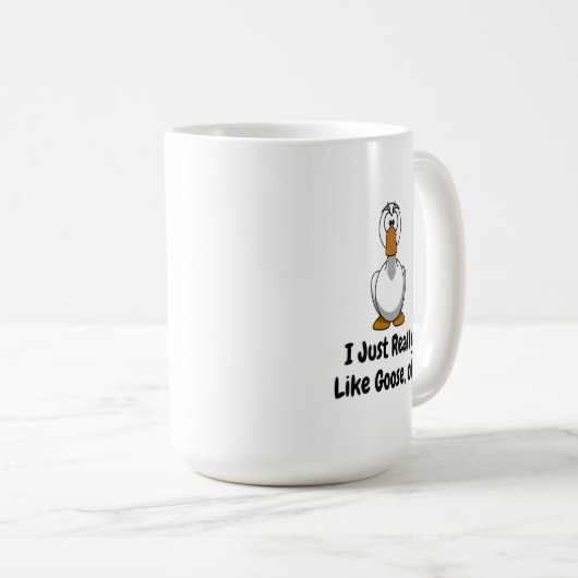 Mug J'Aime Vraiment Goose Ok (Devant droit)