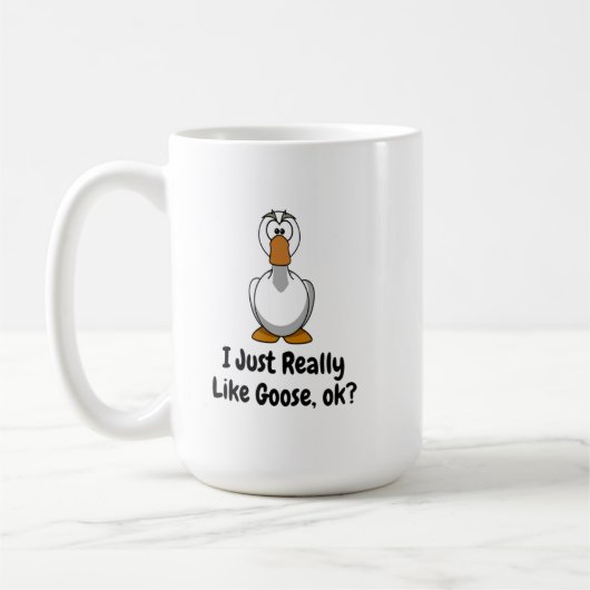 Mug J'Aime Vraiment Goose Ok (Gauche)
