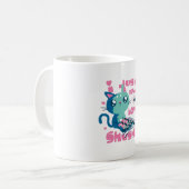 Mug J'aime vraiment le cadeau de chats Sushi Cute Kawa (Devant gauche)