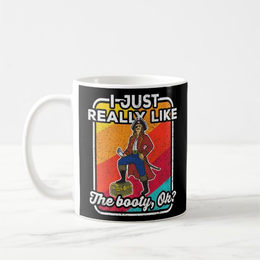 Mug J'Aime Vraiment Le Capitaine Pirate Treasu (Gauche)