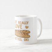 Mug J'Aime Vraiment Les Baguettes, OK ! (Devant droit)