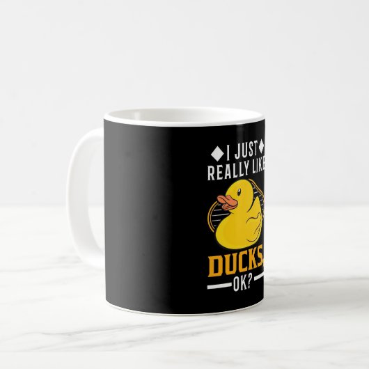 Mug J'Aime Vraiment Les Canards (Devant gauche)