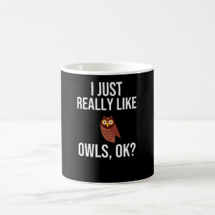 Mug J'Aime Vraiment Les Chouettes  Cadeaux De Chevêch
