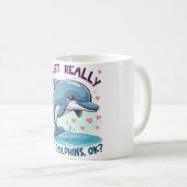Mug J'Aime Vraiment Les Dauphins (Devant droit)