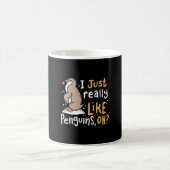 Mug J'Aime Vraiment Les Pingouins Ok (Centre)