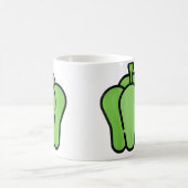 Mug J'aime vraiment les poivrons Poivron vert (Centre)