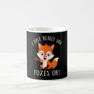 Mug J'aime vraiment les renards, ok ? amoureux du rena