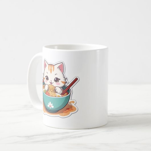 Mug J'Aime Vraiment Ramen Kitten (Devant gauche)