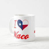 Mug J'aime Waco, le Texas (Devant gauche)