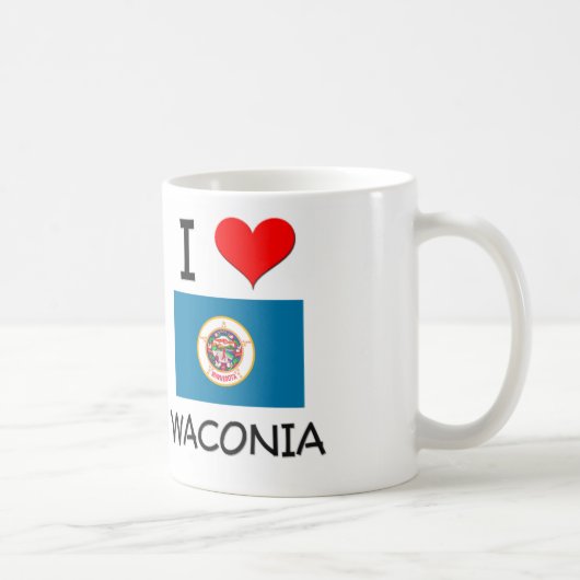 Mug J'aime Waconia Minnesota (Droite)