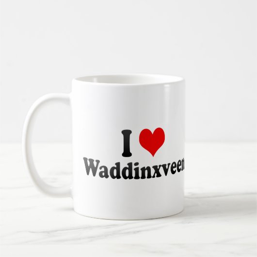 Mug J'aime Waddinxveen, Pays-Bas (Gauche)