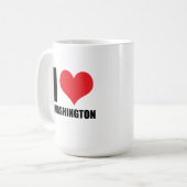 Mug J'aime Washington (Devant gauche)