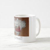 Mug J'aime Westies ! (Devant droit)