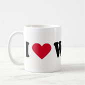 MUG J'AIME WILLY (Gauche)