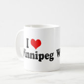 Mug J'aime Winnipeg, Canada (Devant gauche)