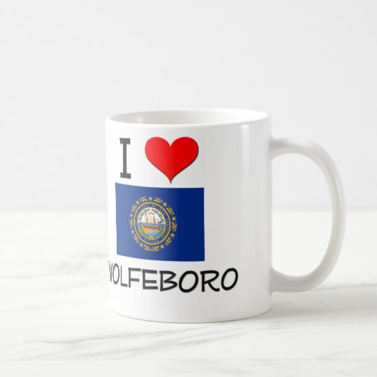 Mug J'aime Wolfeboro New Hampshire (Droite)