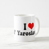 Mug J'aime Yaroslavl', Russie (Devant droit)