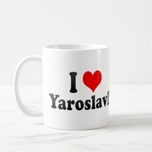 Mug J'aime Yaroslavl', Russie (Gauche)