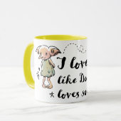 Mug J'aime You Like Dobby Aime les Chaussettes (Devant gauche)