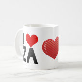 Mug J'aime ZA (Devant gauche)
