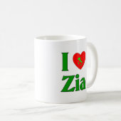 Mug J'aime Zia (Devant droit)