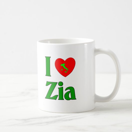 Mug J'aime Zia (Droite)