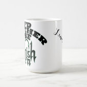 Mug J'aimerais mieux pêcher Peralized NOM, COULEUR (Centre)