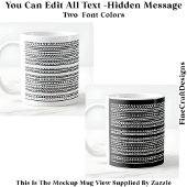 Mug J'aimerais mieux peindre Message caché 088W Nouvea