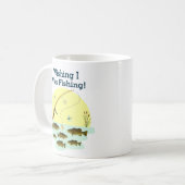 Mug J'aimerais pêcher Smallmouth Bass Lake Fish (Devant gauche)