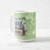 Mug J'aimerais que plus de gens parlent couramment (Devant gauche)