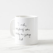 Mug J'aimerais que tout soit aussi facile que de gross (Devant gauche)