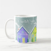 Mug J'aimerais que vous viviez à côté de 4 ami coutume (Gauche)