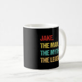 Mug Jake L'Homme Le Mythe La Légende (Devant droit)