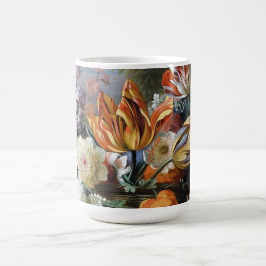Mug Jakob Bogdani Tulips Peonies et autres Fleurs (Centre)