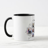Mug Jalons d'anniversaire PHOTO COLLAGE Family Tree Ca (Gauche)
