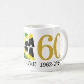 Mug JAMAICA 60e anniversaire de l'indépendance (Devant droit)