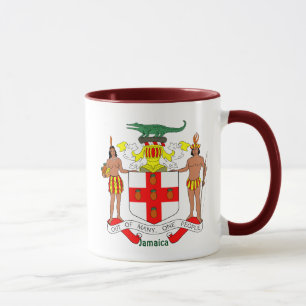 Mug Jamaican coat of Arms and Anthem