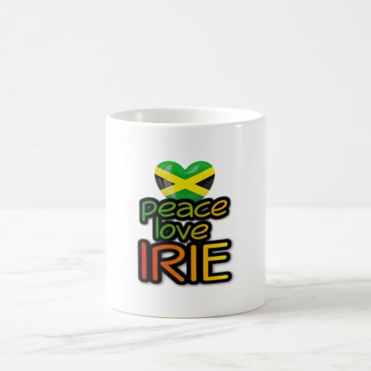 Mug Jamaïque amour pour la paix irie (Centre)