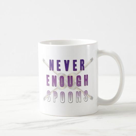 Mug Jamais Assez De Cuillères (Droite)