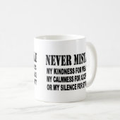 MUG JAMAIS ERREUR (Devant droit)