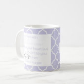 Mug Jamais Mess with Southern Women Lavender Custom (Devant gauche)